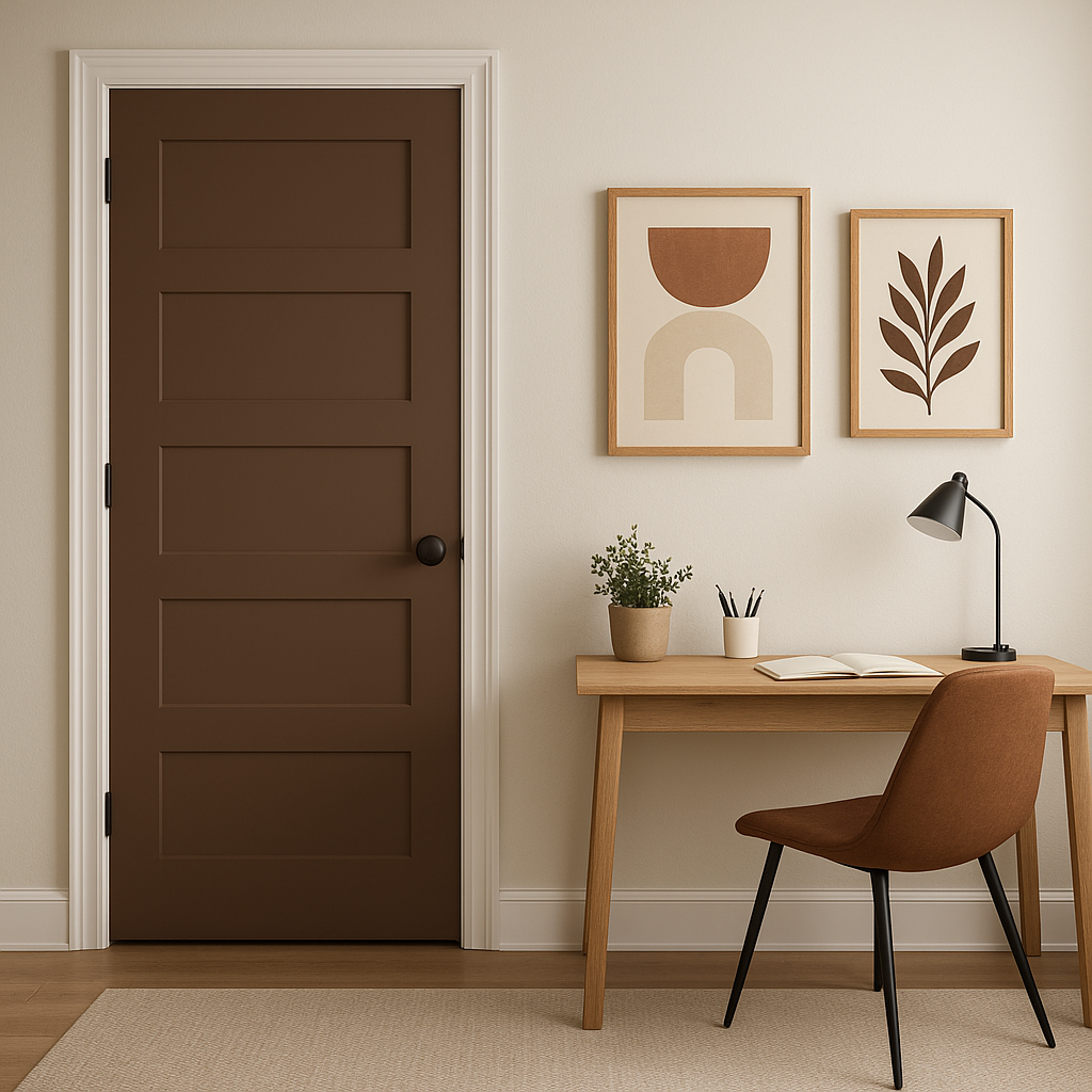 Benjamin Moore Leather 2100-20: A Timeless, Rich Brown.