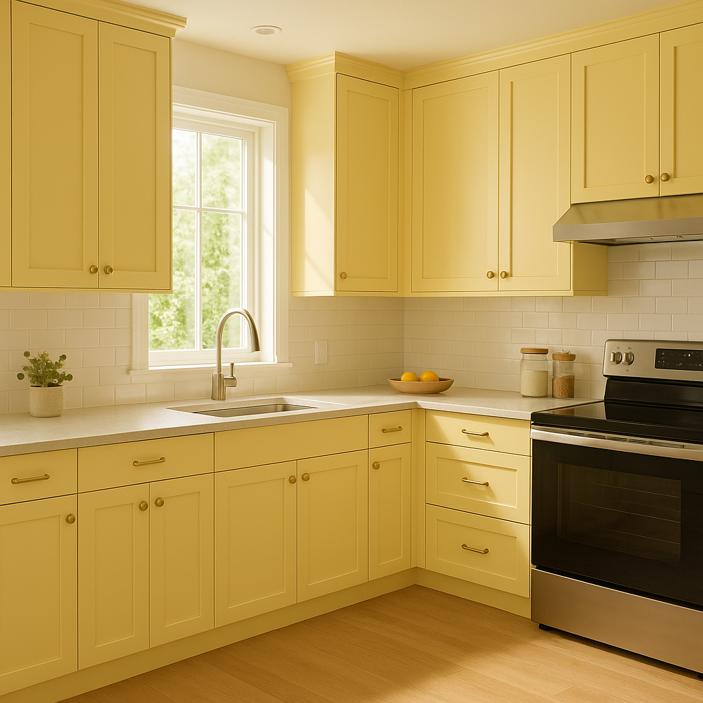 Benjamin Moore Lemon (2019-50): A Vibrant and Cheerful Yellow.