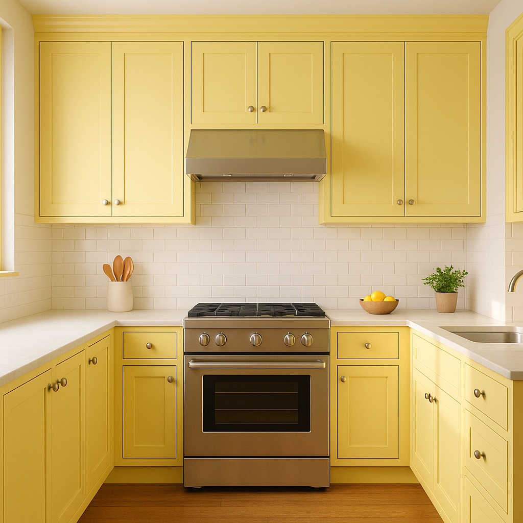 Benjamin Moore Lemon 339: A Cheerful Burst of Sunshine.