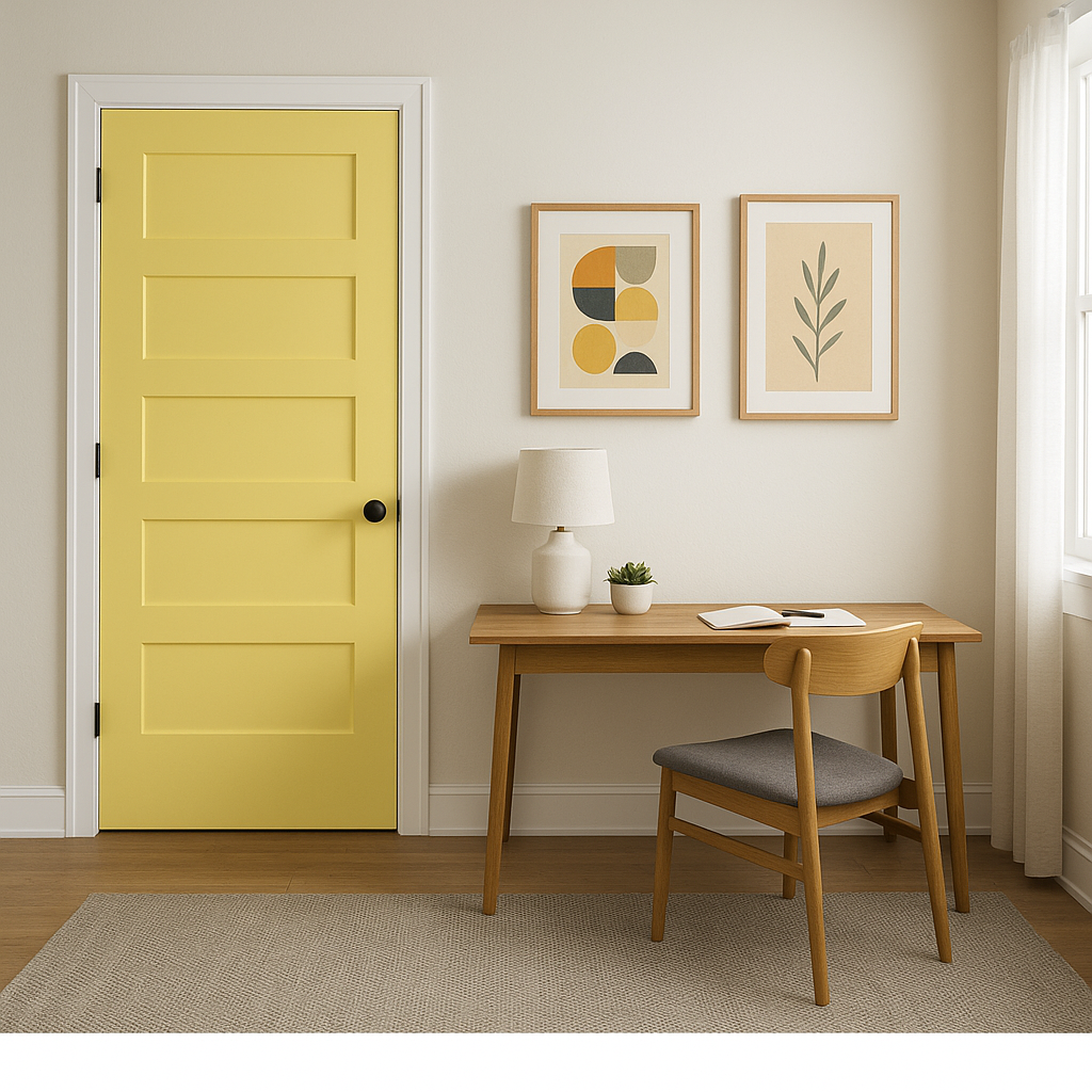 Benjamin Moore Lemon 339: A Cheerful Burst of Sunshine.