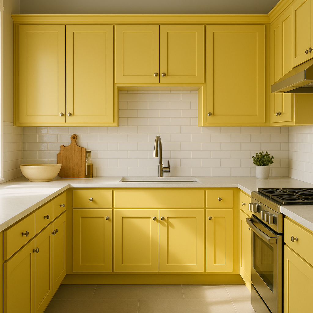 Benjamin Moore Lemon (363): A Cheerful Burst of Sunshine.