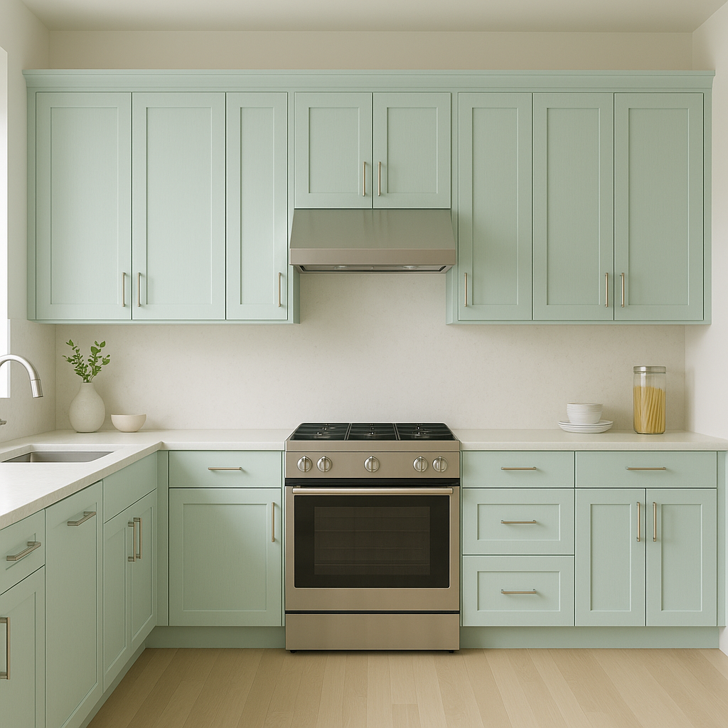 Benjamin Moore Light (2046-70): A Serene Blue for Modern Elegance.