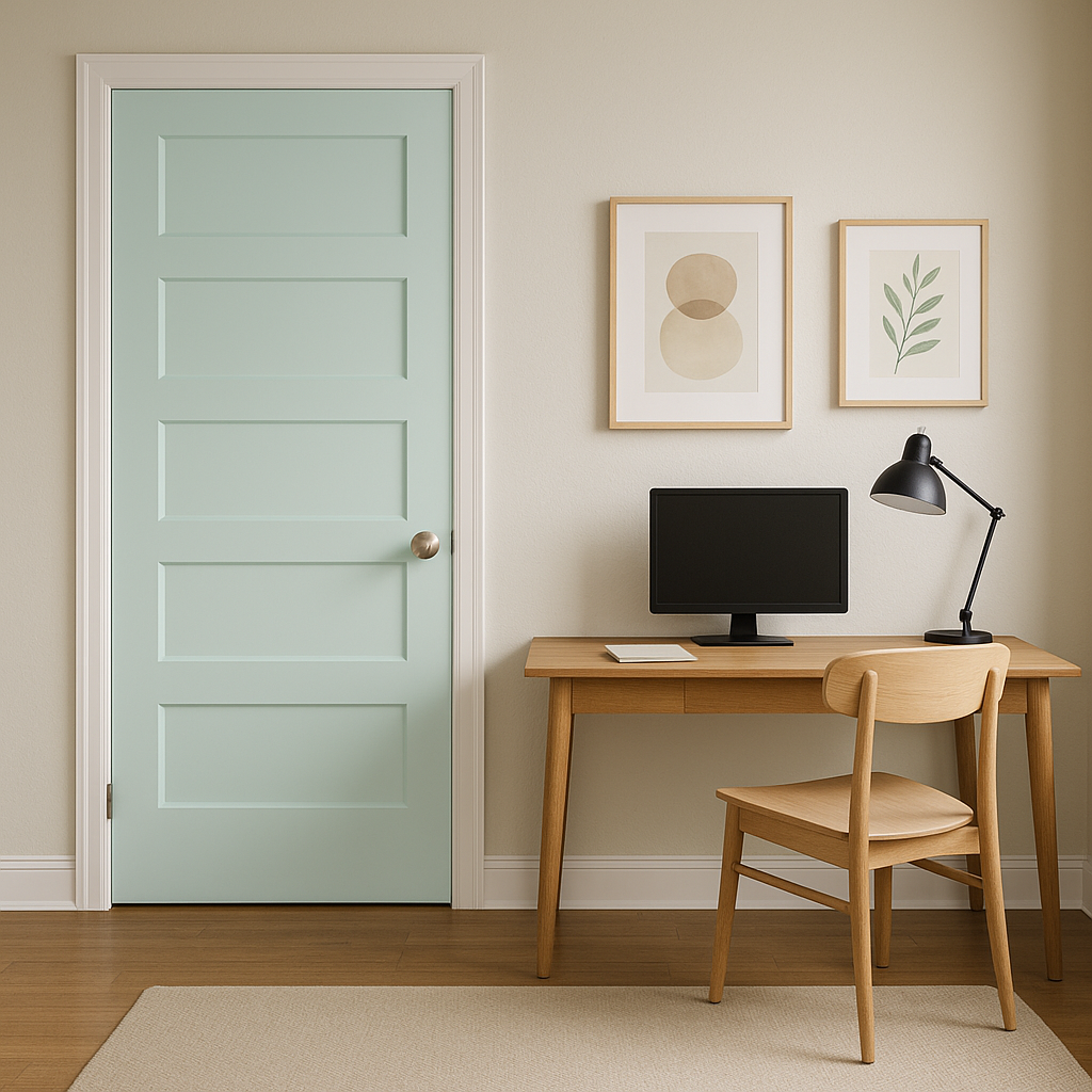 Benjamin Moore Light (2046-70): A Serene Blue for Modern Elegance.
