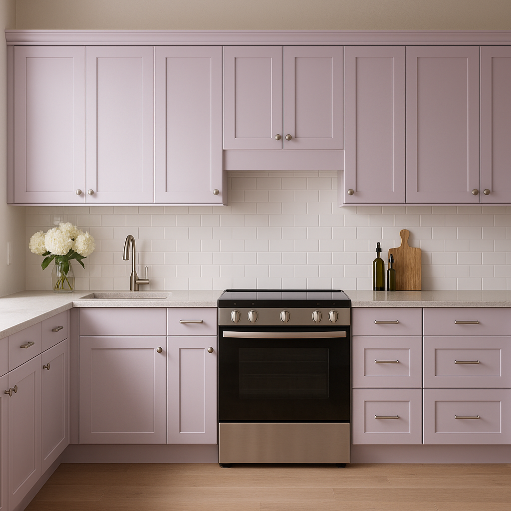 Benjamin Moore Lily (2071-60): A Delicate and Dreamy Lavender Hue.