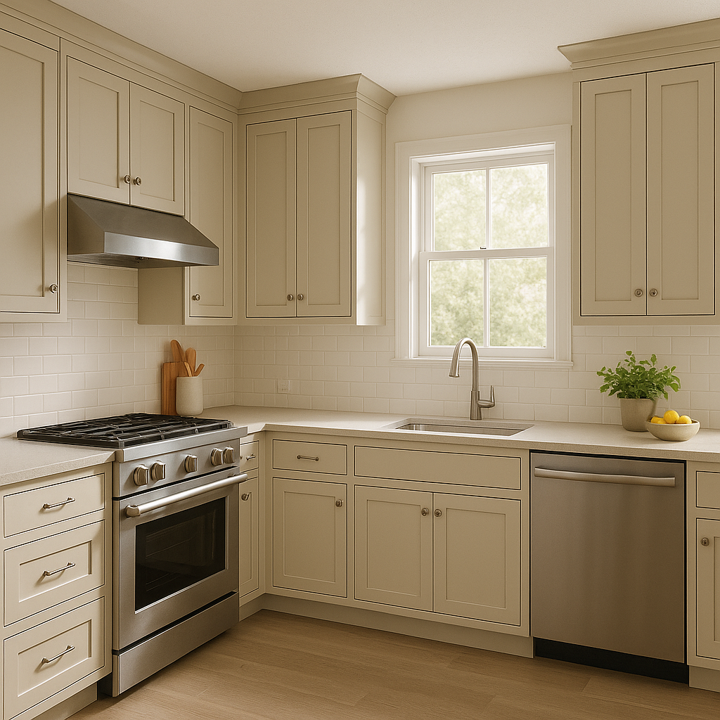 Benjamin Moore Limestone (513) – A Timeless Neutral for Every Space.