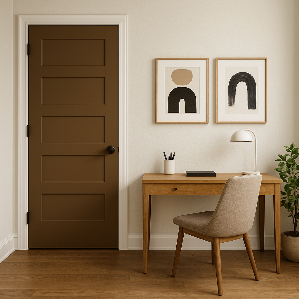 Benjamin Moore Log (2163-10): A Rich, Earthy Brown for Timeless Elegance.