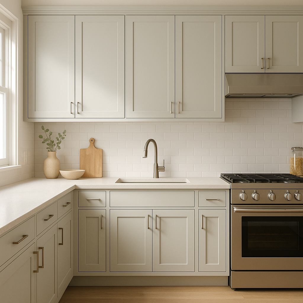 Benjamin Moore Lookout (1646): A Timeless Medium Gray with Subtle Elegance.