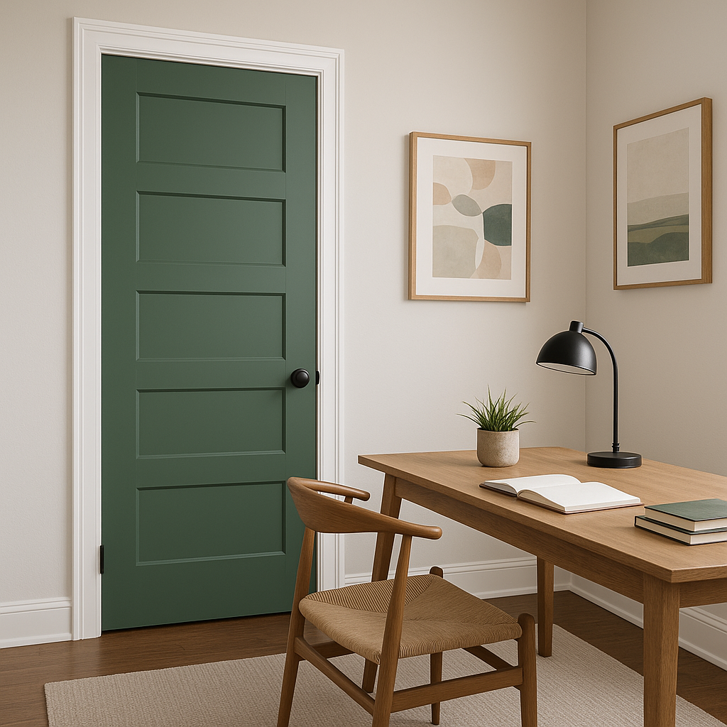 Benjamin Moore Luck (588): A Timeless Green for a Sophisticated Space.