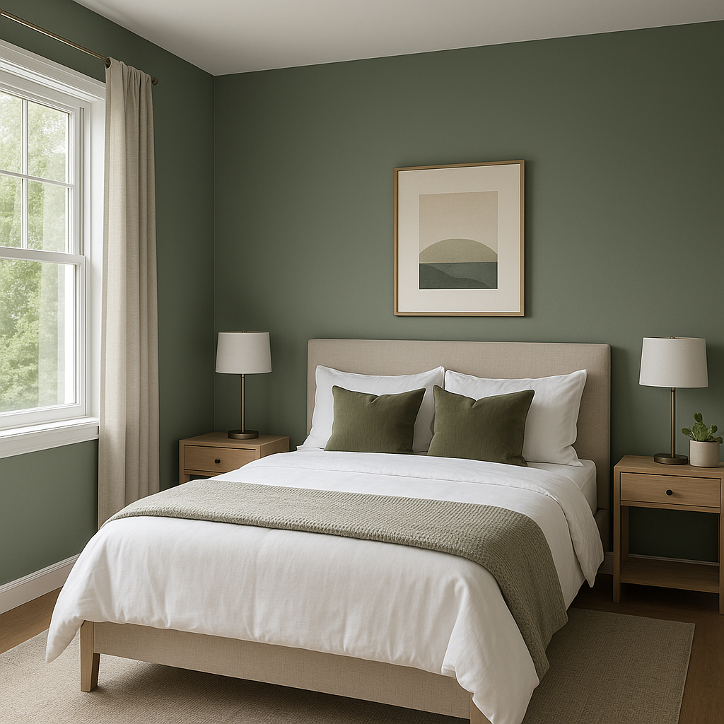 Benjamin Moore Lush (AF-475): A Verdant Hue That Breathes Life Into Any Space.