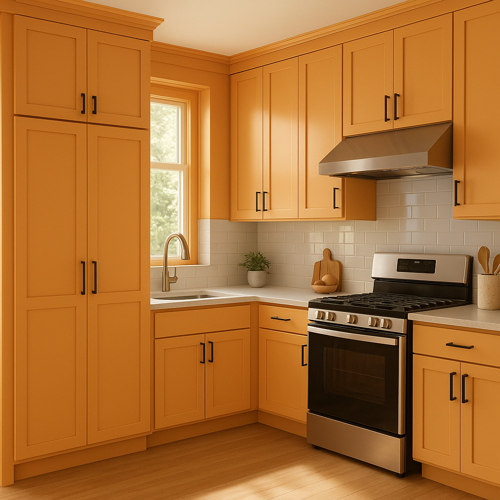 Benjamin Moore Mango (154): A Vibrant Blend of Warmth and Energy.