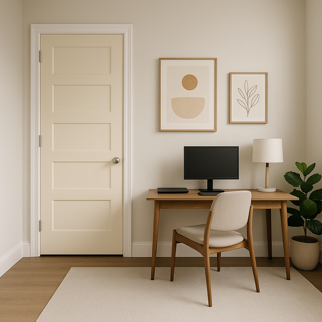 Benjamin Moore Mannequin (2152-60): A Sophisticated Neutral with Subtle Warmth.