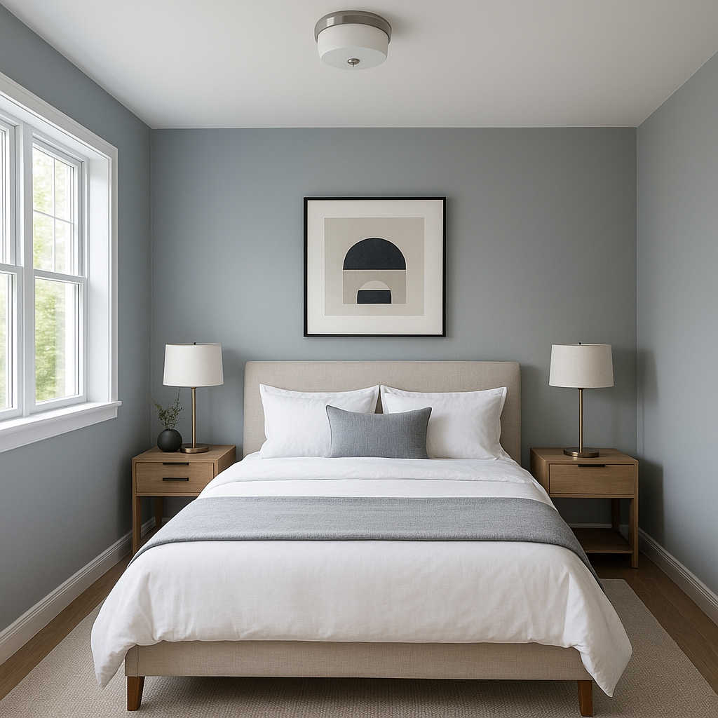 Benjamin Moore Manor (1627): A Sophisticated Gray for Timeless Elegance.