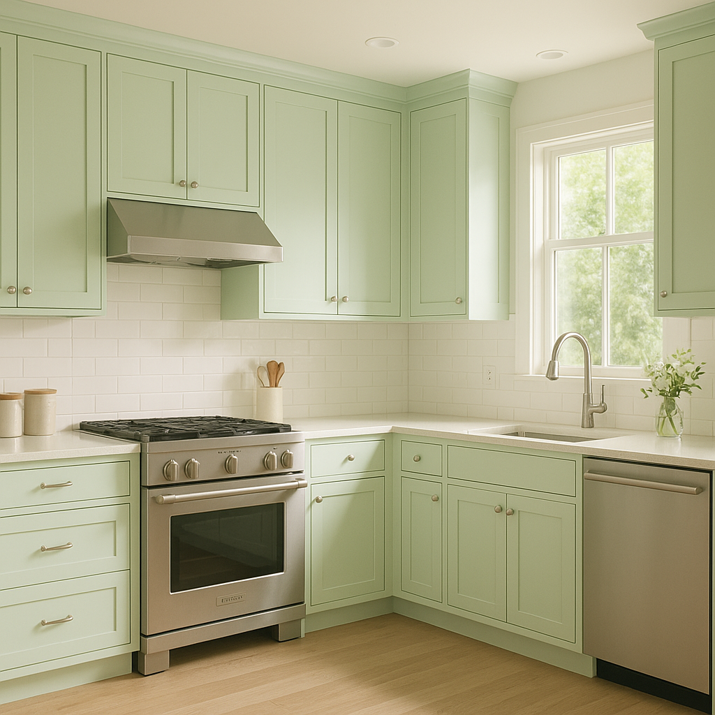 Benjamin Moore Mantis (2033-60): A Fresh and Lively Green.