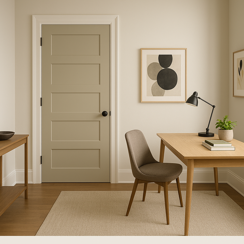 Benjamin Moore Market (CW-30): A Timeless Neutral for Versatile Spaces.
