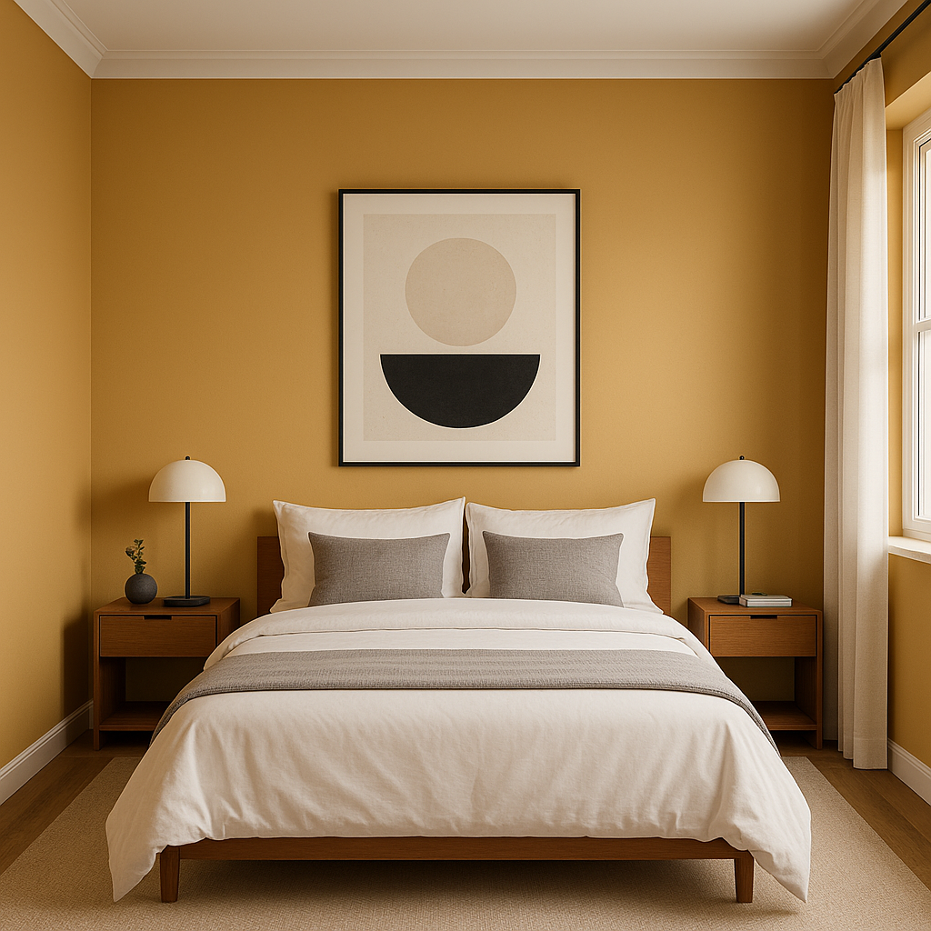 Benjamin Moore Massicot CW-380: A Timeless Ochre with Warm Undertones.