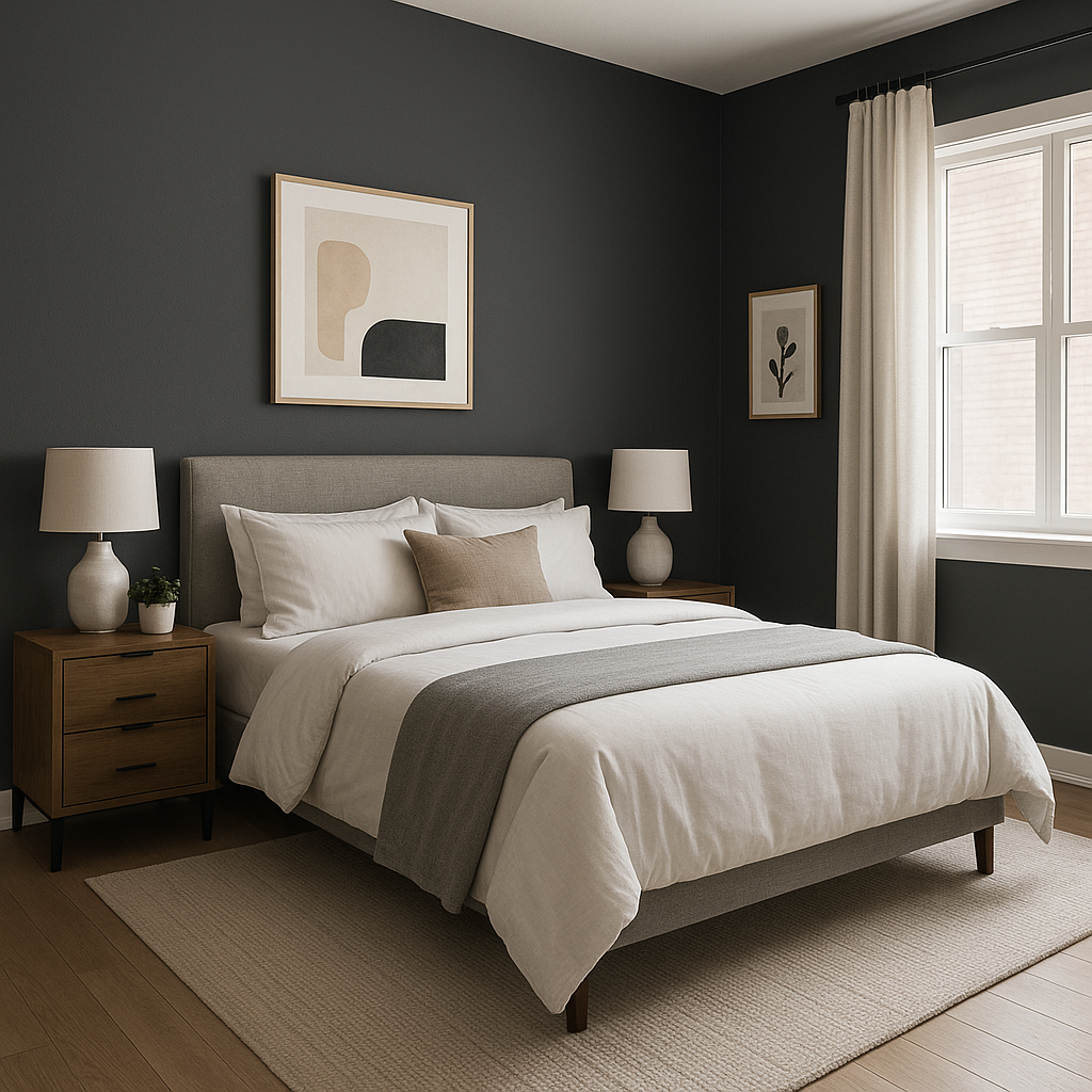 Benjamin Moore Midnight (1631): A Sophisticated and Timeless Shade.