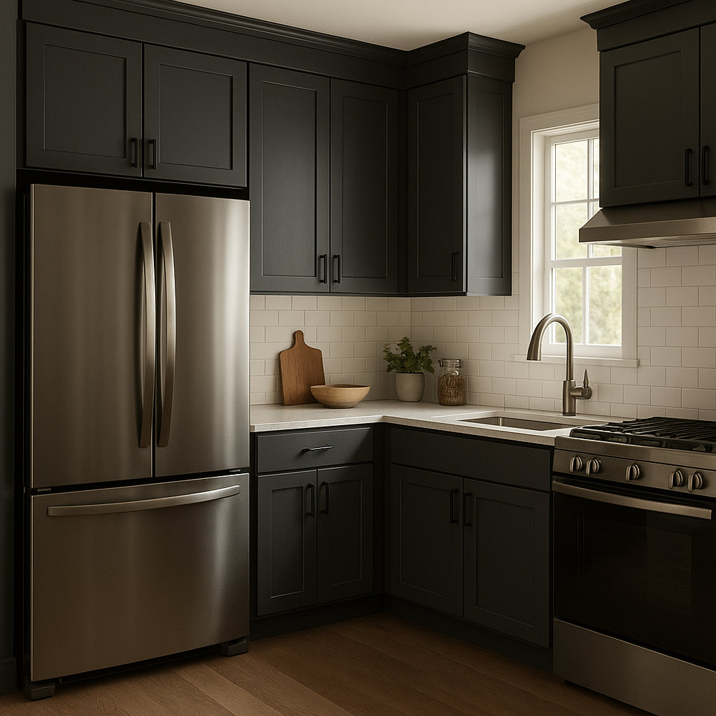 Benjamin Moore Midnight (1638): A Sophisticated and Timeless Dark Hue.