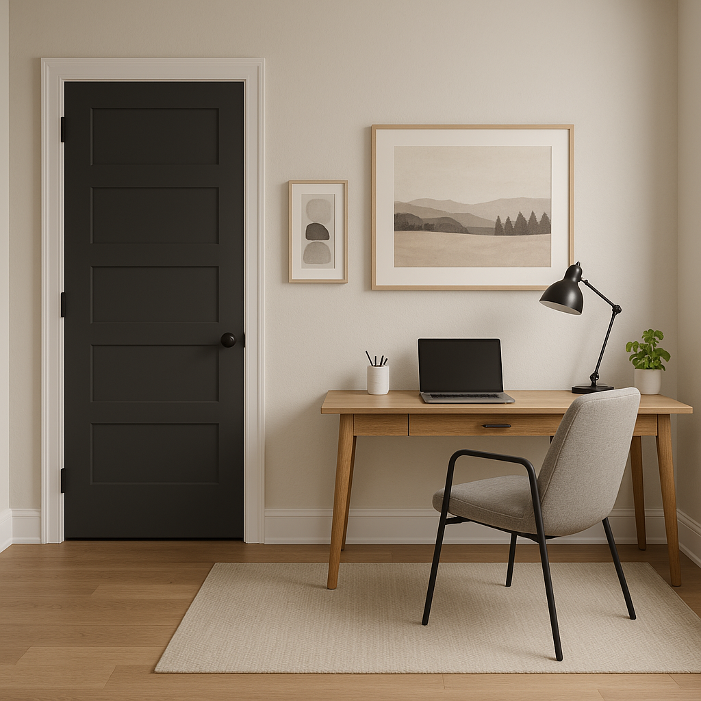 Benjamin Moore Midnight (1638): A Sophisticated and Timeless Dark Hue.