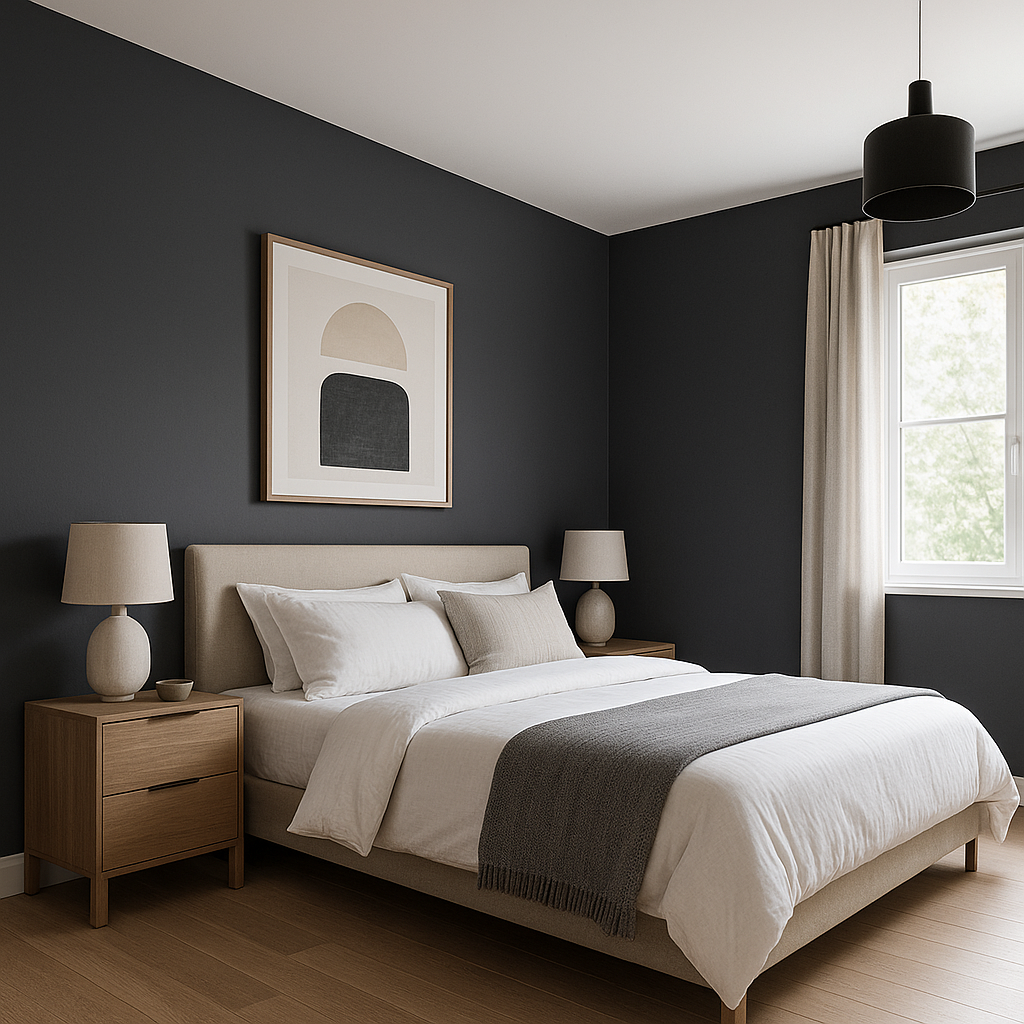 Benjamin Moore Midnight (1638): A Sophisticated and Timeless Dark Hue.