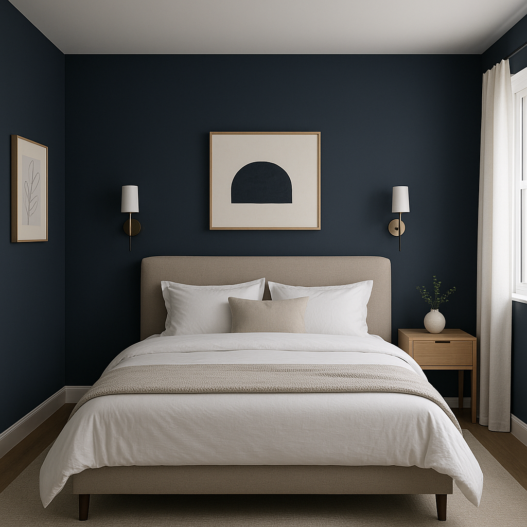 Benjamin Moore Midnight (2067-10): A Bold and Dramatic Hue for Sophisticated Spaces.