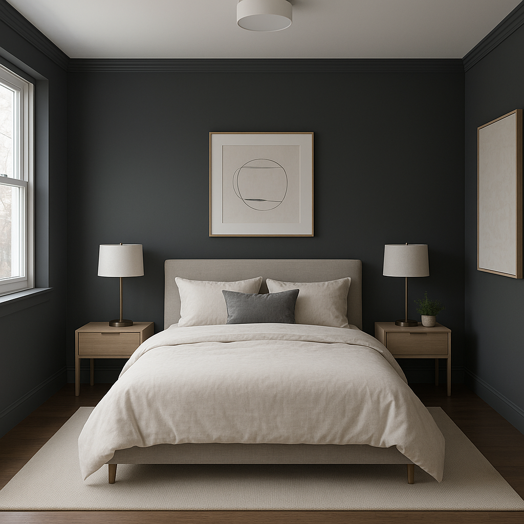 Benjamin Moore Midnight (2131-20): A Bold and Sophisticated Hue.