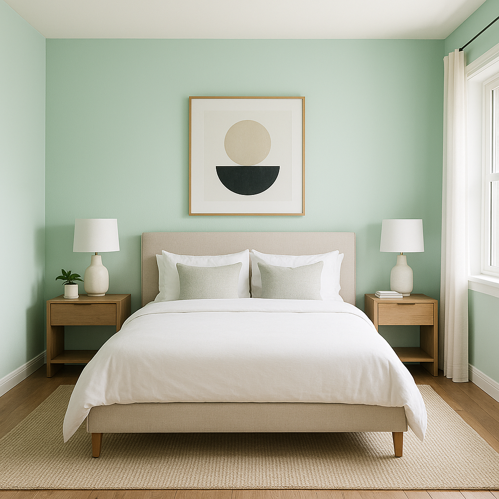 Benjamin Moore Minty (2042-70): A Refreshing and Serene Pastel Green.