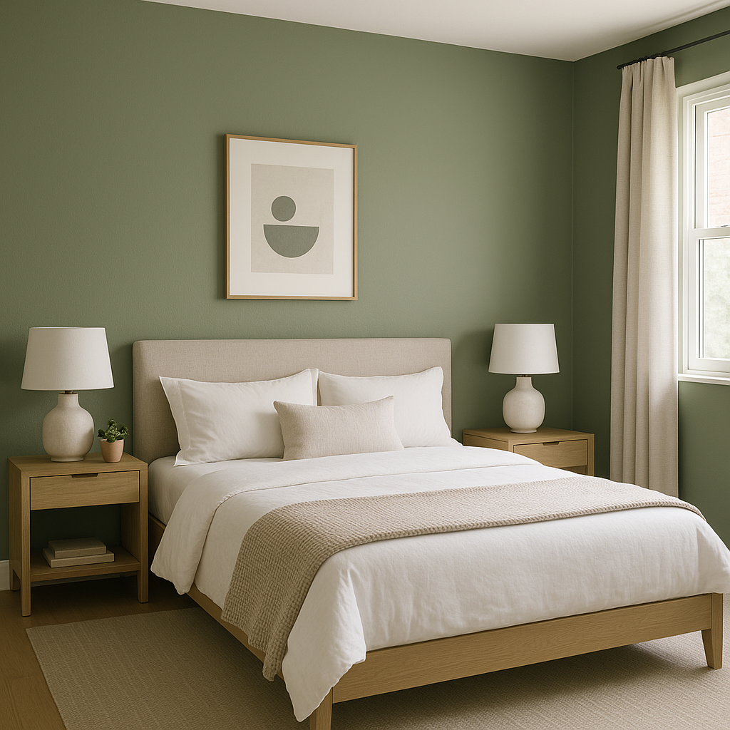 Benjamin Moore Mistletoe (474): A Timeless Green for Classic and Modern Spaces.