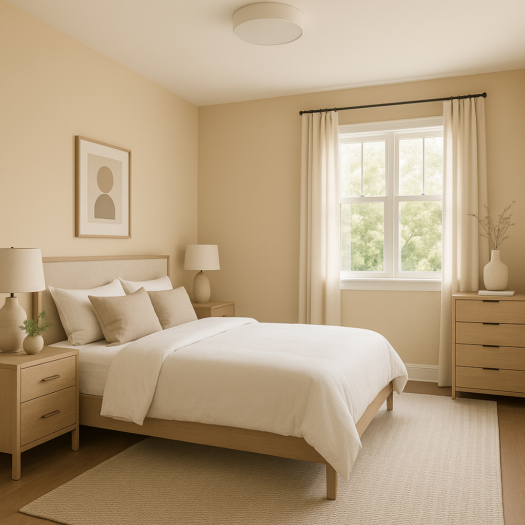 Benjamin Moore Moccasin (1059): A Versatile and Warm Neutral.