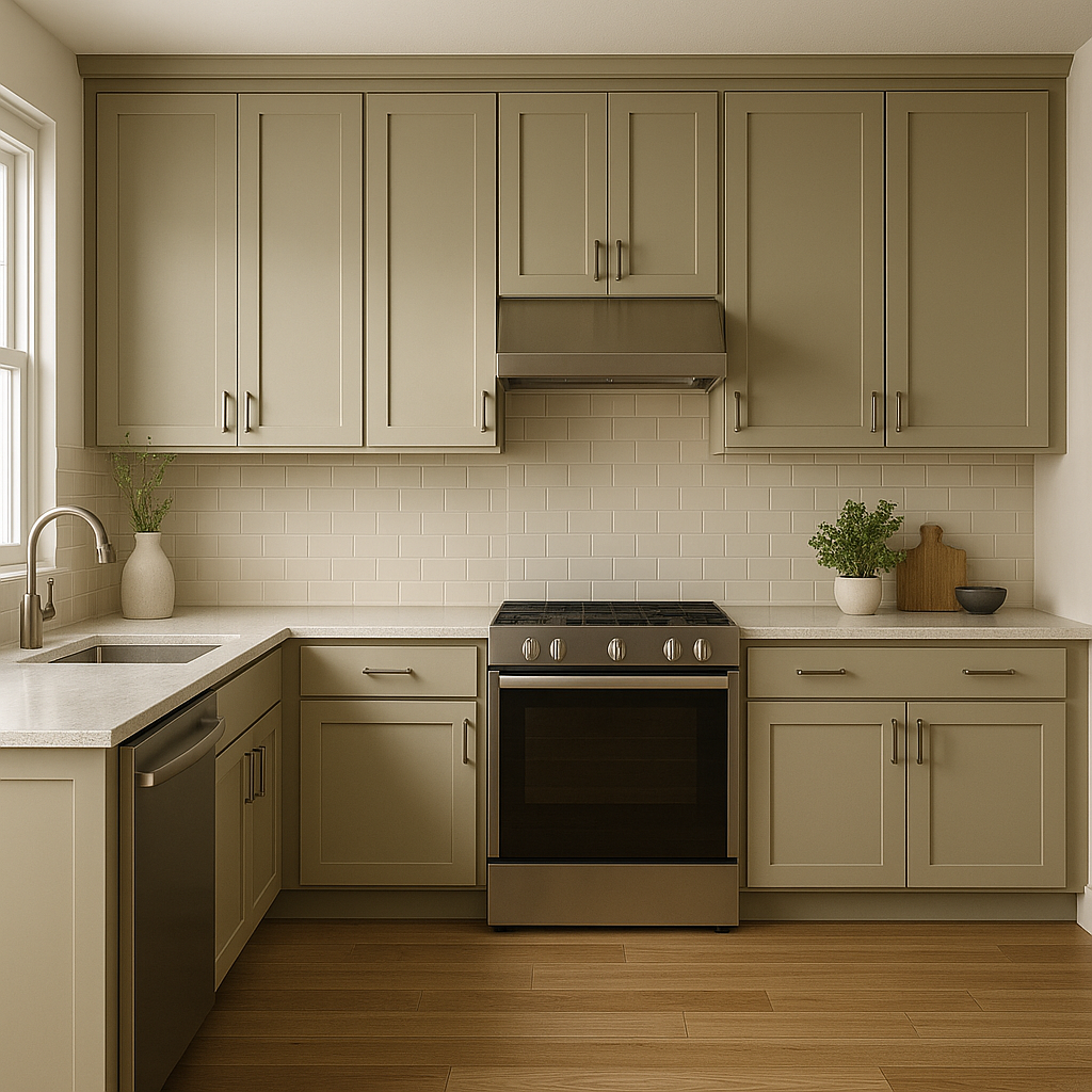 Benjamin Moore Mosaic (1517): A Timeless Blend of Sophistication and Warmth.