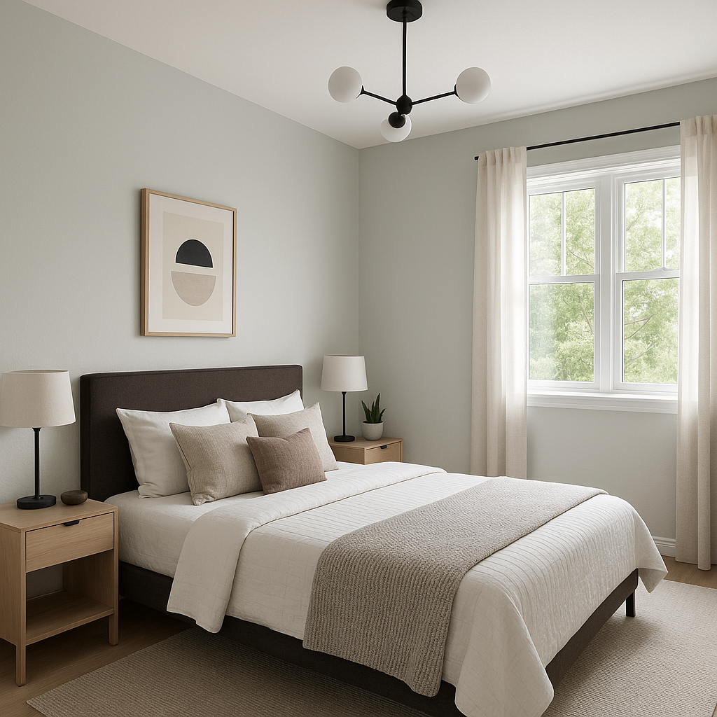 Benjamin Moore Mountainscape (870): A Serene Gray with Subtle Warmth.