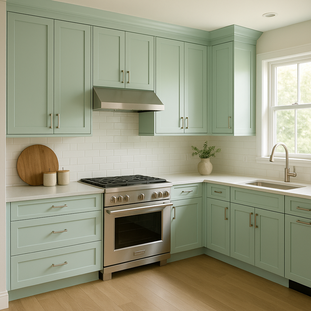 Benjamin Moore Mountainview (583): A Timeless Green for Any Space.