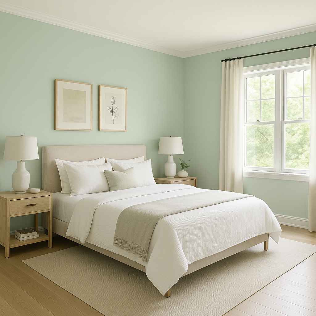 Benjamin Moore Mountainview (583): A Timeless Green for Any Space.
