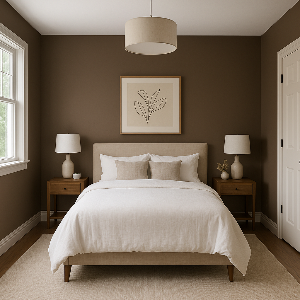 Benjamin Moore Mustang (2111-30): A Timeless, Earthy Brown for Sophisticated Spaces.