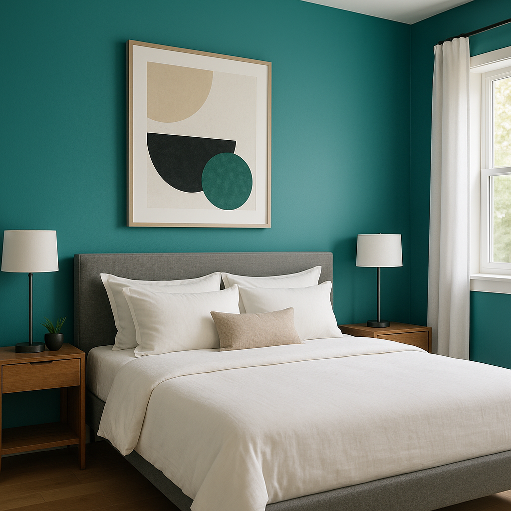 Benjamin Moore Neptune (658): A Deep and Versatile Blue.