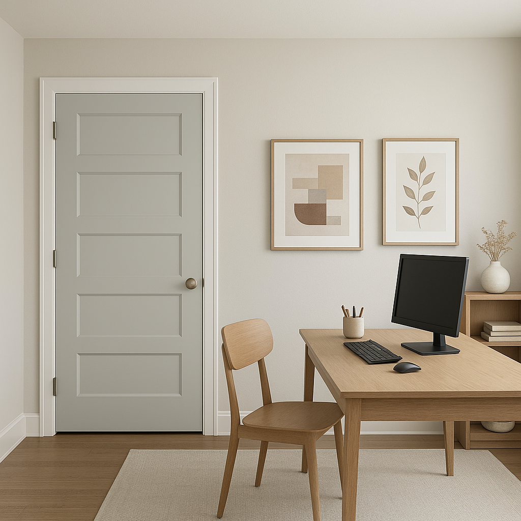 Benjamin Moore New (1444): A Sophisticated Neutral for Timeless Interiors.