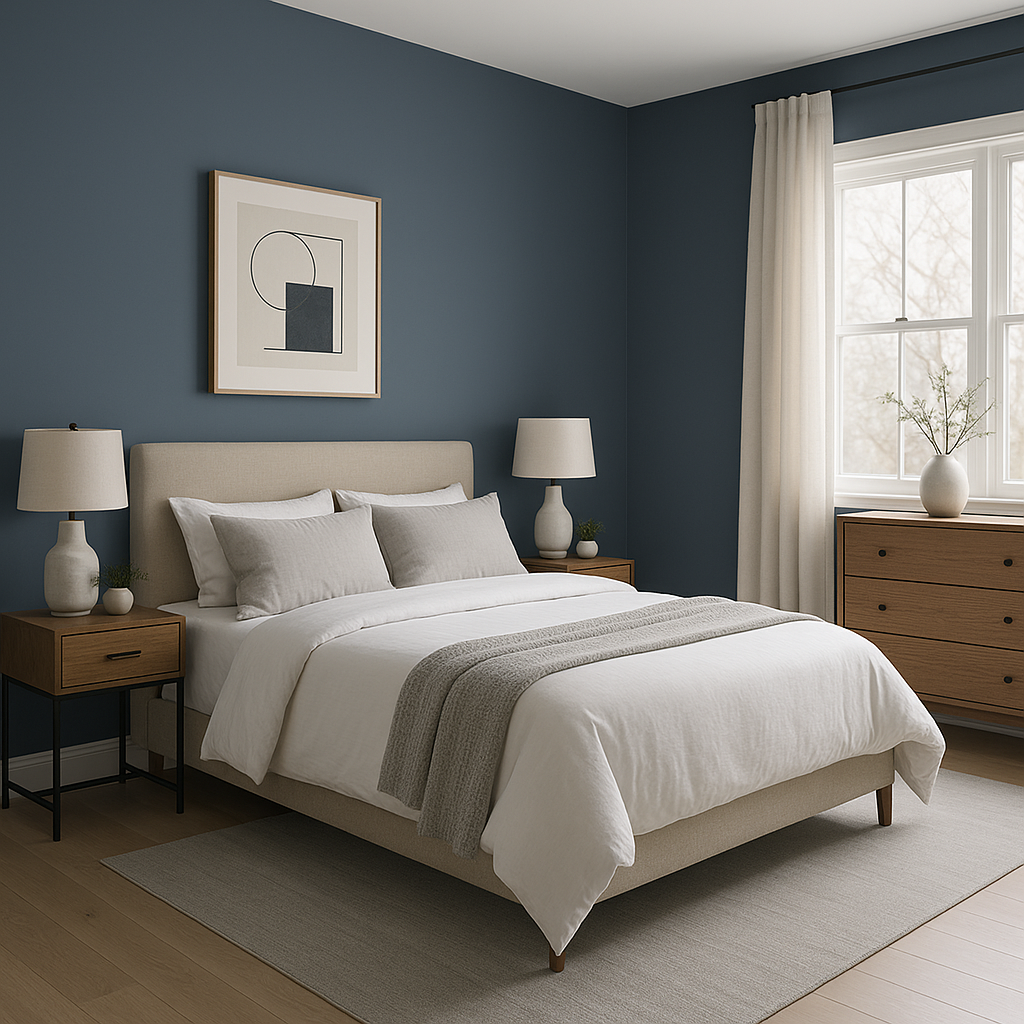 Benjamin Moore New (1651): A Timeless Shade of Blue-Green.