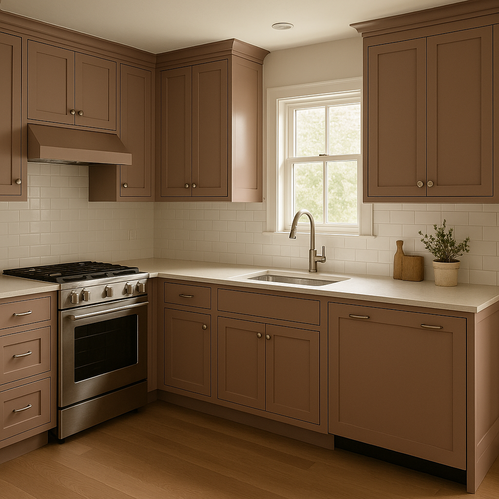 Benjamin Moore New (2104-40): A Timeless Taupe for Versatile Spaces.