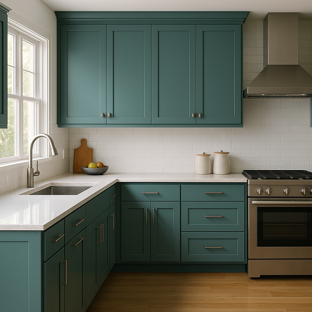 Benjamin Moore Newport (2050-30): A Rich, Coastal-Inspired Green.