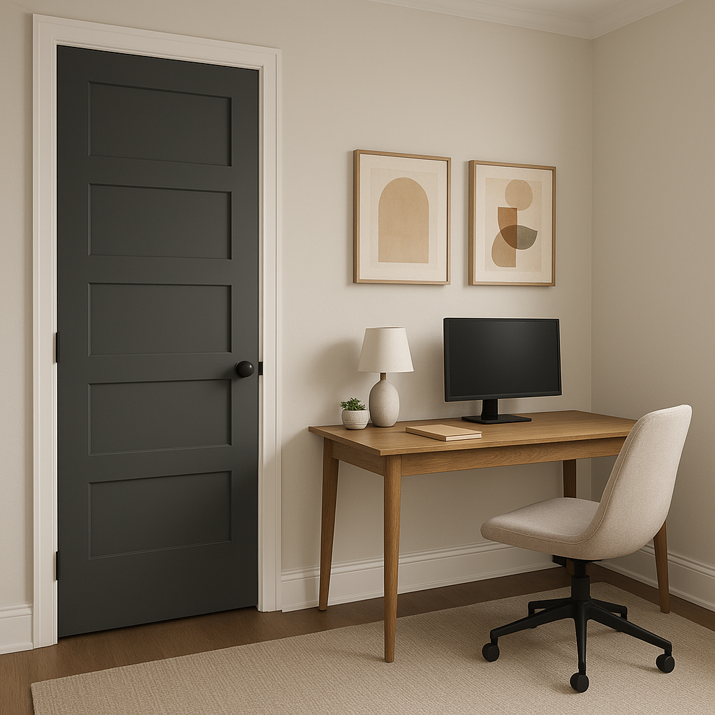 Benjamin Moore Night (1569): A Deep, Sophisticated Charcoal Hue.