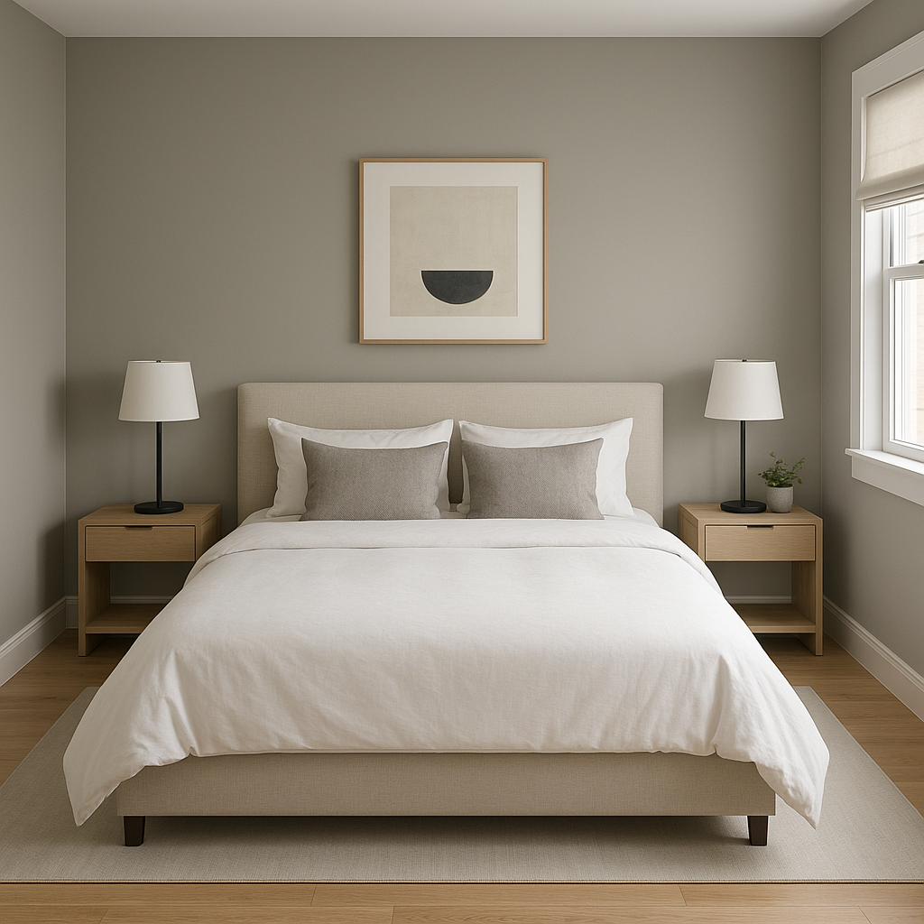 Benjamin Moore Nightingale (AF-670): A Sophisticated Neutral for Timeless Interiors.
