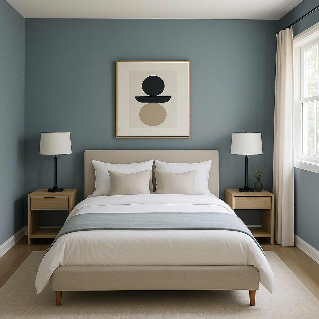 Benjamin Moore Normandy (2129-40): A Timeless Blue with Versatile Elegance.