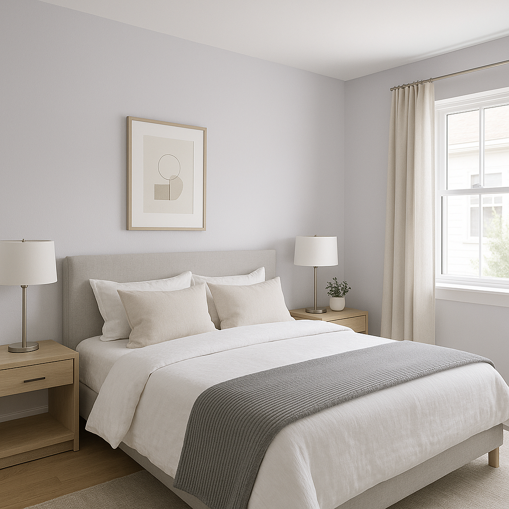 Benjamin Moore Nosegay (1401): A Soft and Serene Lavender Hue.