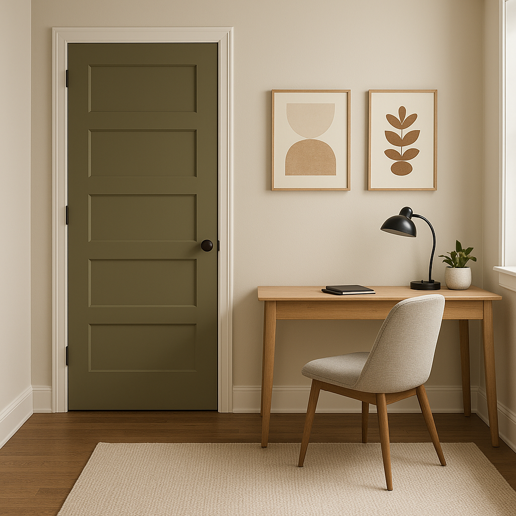 Benjamin Moore Oak (489) – A Warm, Earthy Neutral for Timeless Elegance.