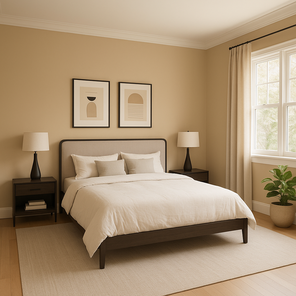 Benjamin Moore Oat (AF-340): A Warm and Versatile Neutral.