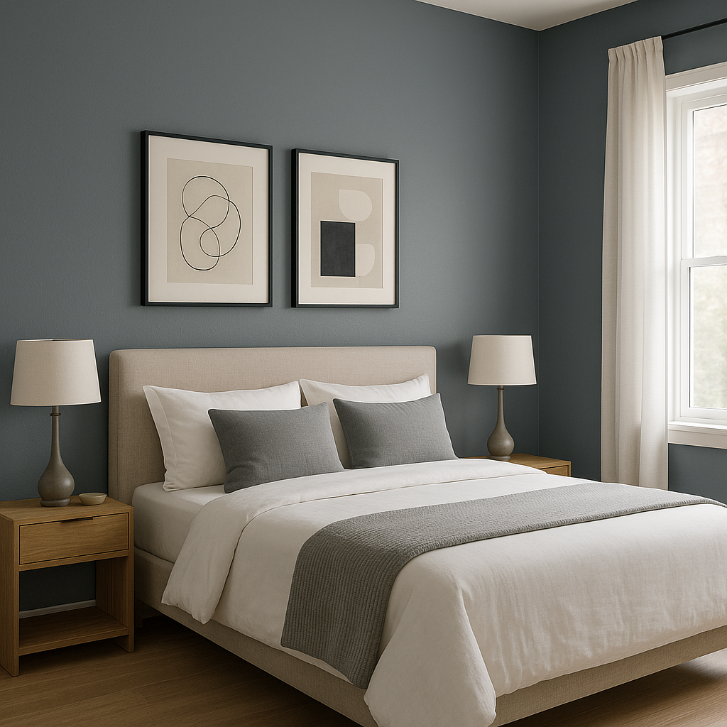 Benjamin Moore Ocean (1630) – A Sophisticated Blue-Grey Hue for Timeless Interiors.