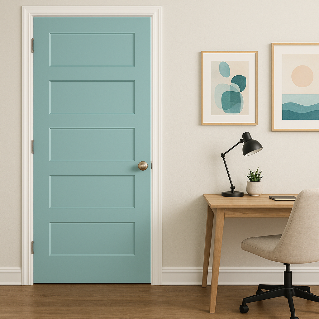 Benjamin Moore Oceanfront (660): A Bold and Elegant Blue-Green Hue.