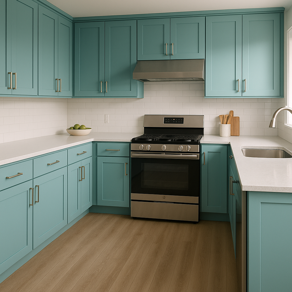 Benjamin Moore Oceanic 669: A Sophisticated, Tranquil Hue for Every Space.