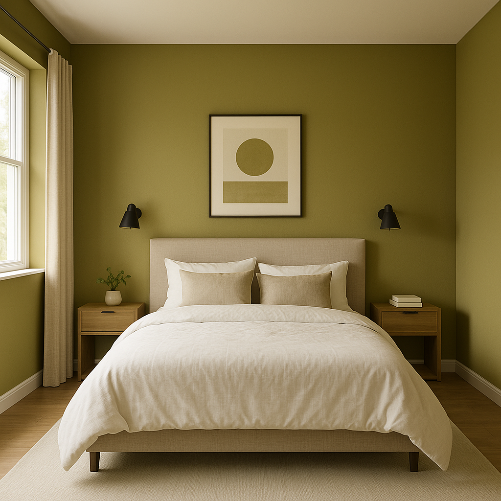 Benjamin Moore Olive (392): A Rich, Earthy Green for Timeless Elegance.