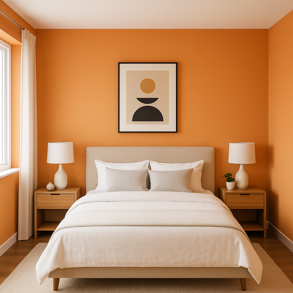 Benjamin Moore Orange (124): A Vibrant Burst of Energy.