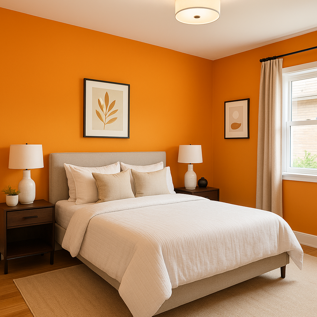 Benjamin Moore Orange (2018-10): A Vibrant Burst of Energy.